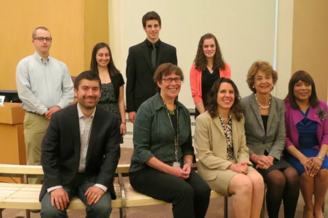 Ace students and Board of County Commissioners