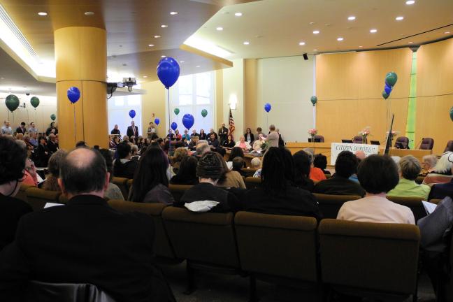 photo of 2014 Multnomah County Volunteer Recognition event audience