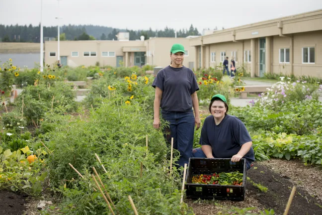 Gardeners at Coffee Creek