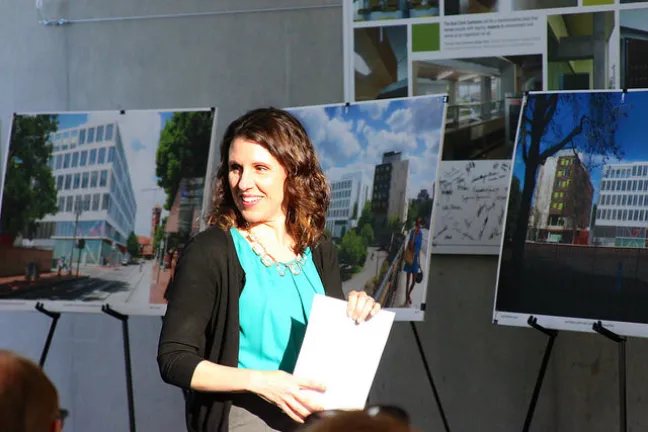 Chair Kafoury at Health Department Headquarters design open house