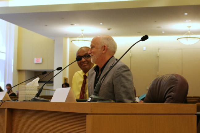 Department of Community Justice Director Scott Taylor and Adult Services Division director Truls Neal
