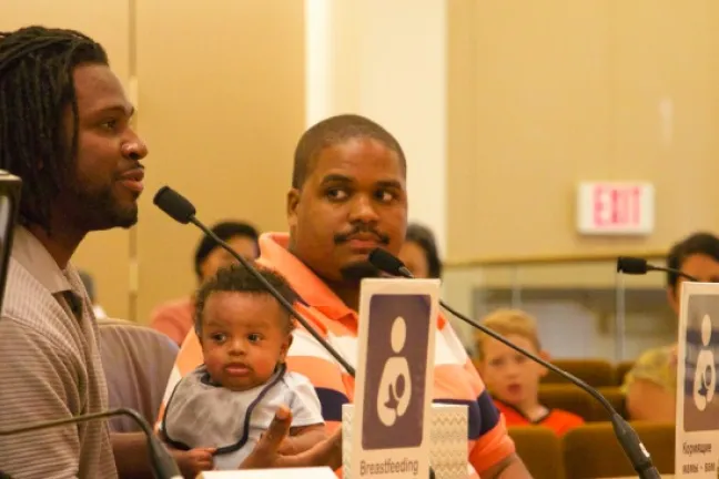 Kevin McCray and Byron Redmond testify at hearing