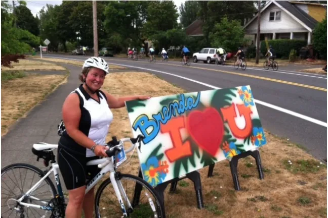 Bike Commute Challenge Captain Brenda 2013 Bridge Pedal