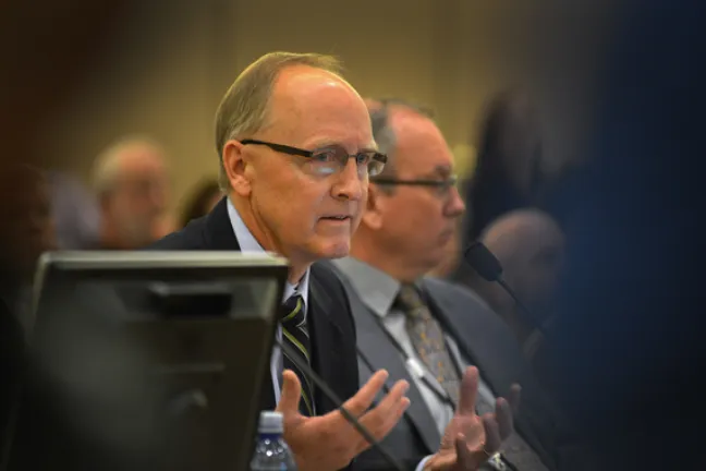 Mike Day, DAY CPM Services, the county’s owner representative and member of the project team.