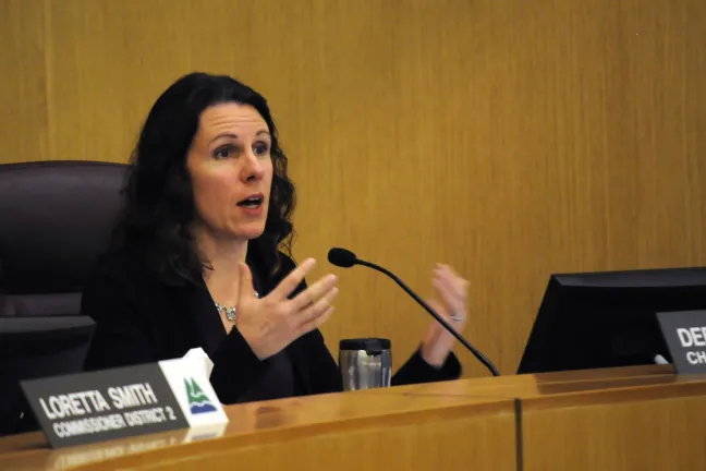 Chair Kafoury at Feb. 12 board meeting