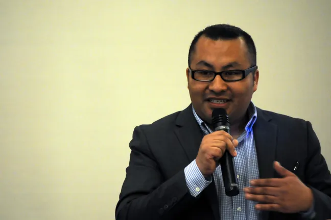 Keynote speaker Octaviano Merecias