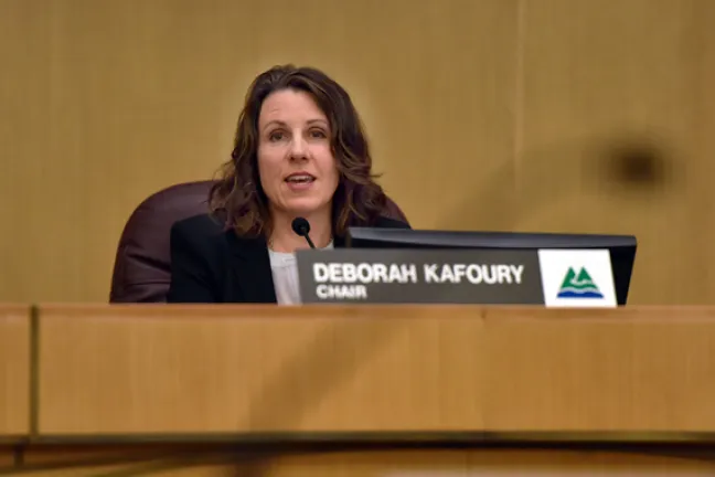 Chair Kafoury at May 7 board meeting