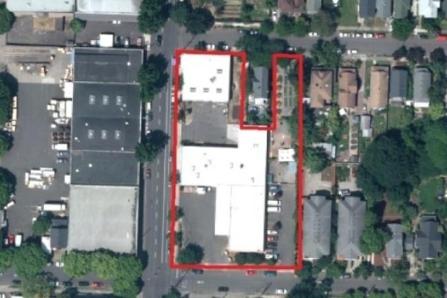 An aerial view of the North Williams Center.