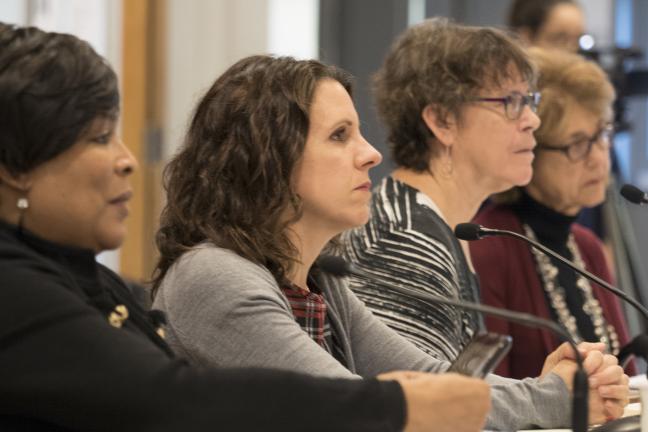 From left: Commissioner Smith, Chair Kafoury, Commissioner Shiprack and Commissioner McKeel.