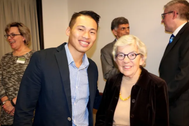 Sang Dao and Dr. Joan Shireman