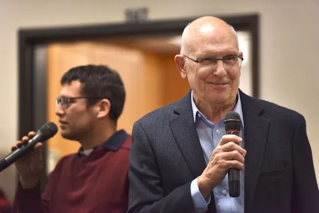 Bill Ehmann, senior pastor at the Wood Village Baptist Church said his Spanish-speaking neighbors have been part of his journey of acceptance.
