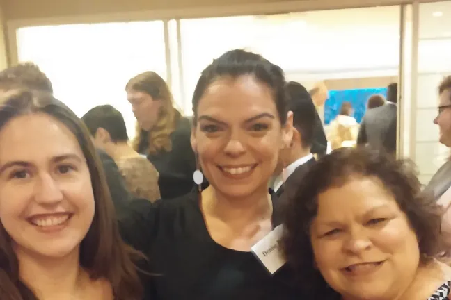 Sarah Ohlsen, Denise Pena, and Anita Davis from DCJ's Crime Victims Services Unit