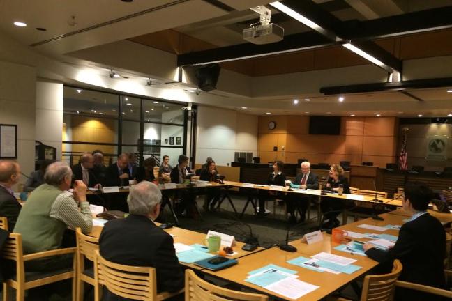 Lexi Moyer testifies to Metro Joint Policy Advisory Committee on Transportation (JPACT)