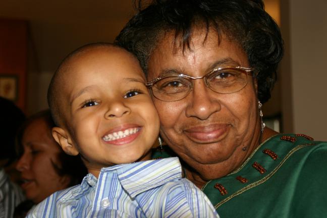 grandparent and child