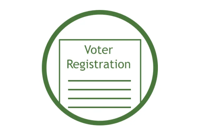 Regístrese para votar o actualice su registro.