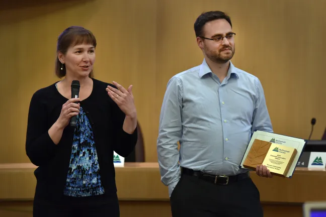 Tatyana Gannotskiy and Daniel McKay