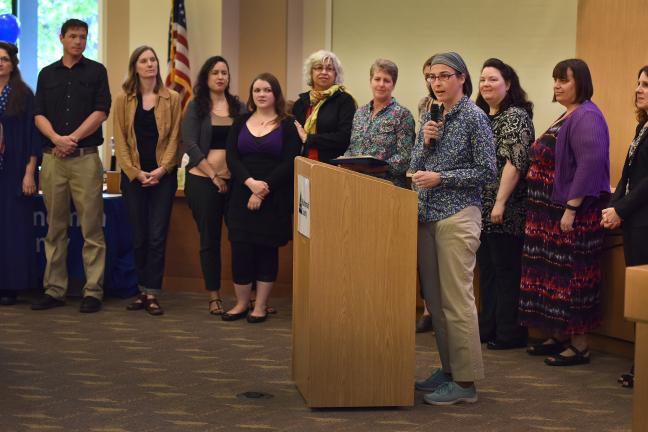 Londer Learning Center staff, winners of the Sustainability Award.