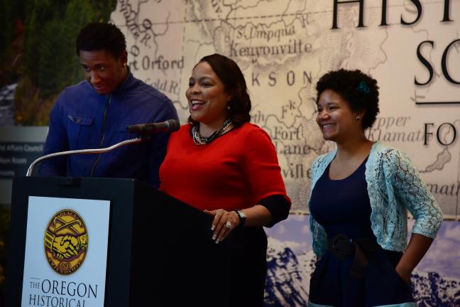 Terrance Penn (left) and Brooke Graham (right) will intern at Commissioner Smith's Office this summer.