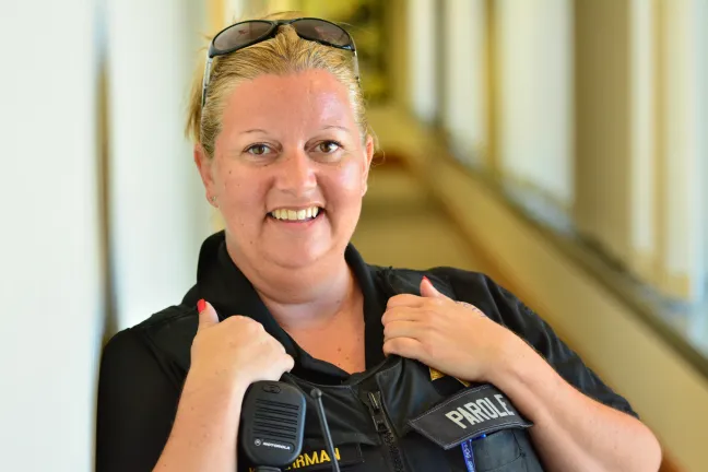 Multnomah County Parole and Probation Officer Kerrie Behrman