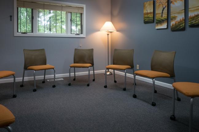 Bridges to Change treatment room at new center in Southeast Portland