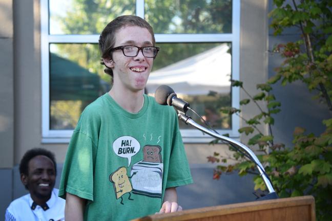 Austin Reed, 15, calls his brother the champion pepper eater.