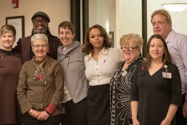Staff from the Multnomah County HIV clinic and the Cascade AIDS Project