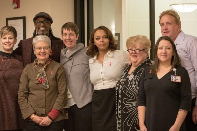 Staff from the Multnomah County HIV clinic and the Cascade AIDS Project