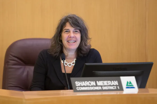 Multnomah County Commissioner Sharon Meieran testified on the state smoking age legislation in March.
