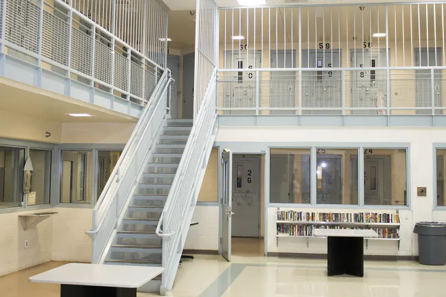 Photo inside Multnomah County Inverness Jail in Northeast Portland