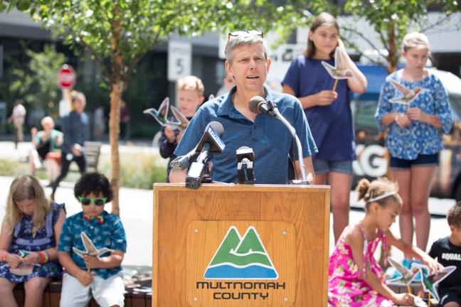 Tri-County Health Officer Dr. Paul Lewis, who has worked as a pediatrician for 30 years, called on the state to implement the Cleaner Air Oregon framework.