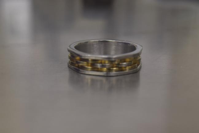 A ring worn by a man found deceased on June 27, 2017 in the Southeast Portland wildlife refuge area called Beggars Tick.