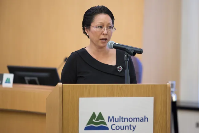 Multnomah County Commissioner Lori Stegmann organized a dialogue on threats facing some immigrants in Oregon
