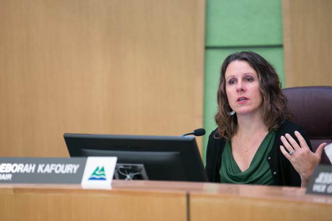 Multnomah County Chair Deborah Kafoury & Local Public Safety Coordinating Council Co-chair Deborah Kafoury hears strategies aimed at reducing over-carceration