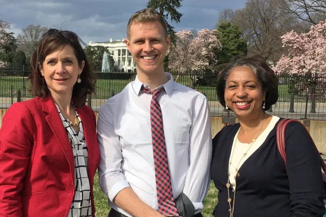 Vanetta Abdellatif takes a policy trip to Washington D.C. with former clinic manager Christi Ward and former Deputy Sami Jarrah.