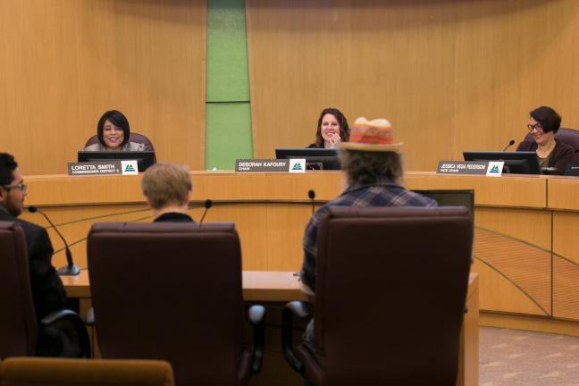 County board hears feedback from Neighbors for Clean Air on draft Clean Air Oregon plan.