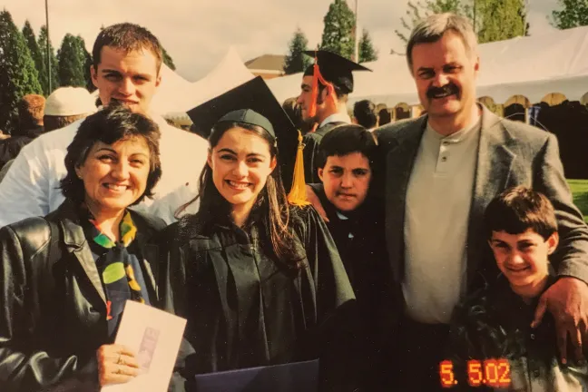 Daniela Schlechter-Keenan paid her own way through school, making her family proud, her parents say.