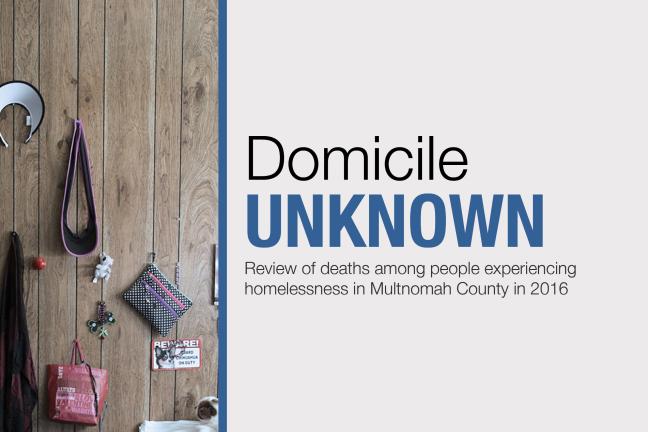 Jpg cover of Domicile Unknown 2016