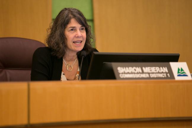 Commissioner Sharon Meieran, who represents residents in the hills west of Portland, co-sponsored the wood smoke ordinance.