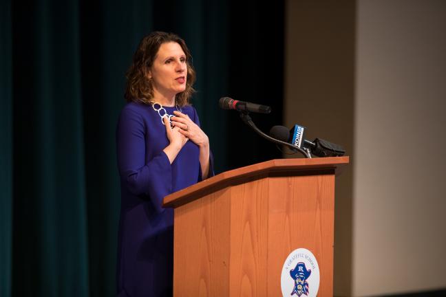 Multnomah County Chair Deborah Kafoury gave the 2018 State of the County on Friday, March 16