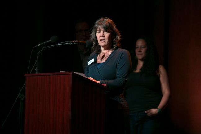 Commissioner Sharon Meieran speaks during the SPARC kickoff event March 19, 2018.