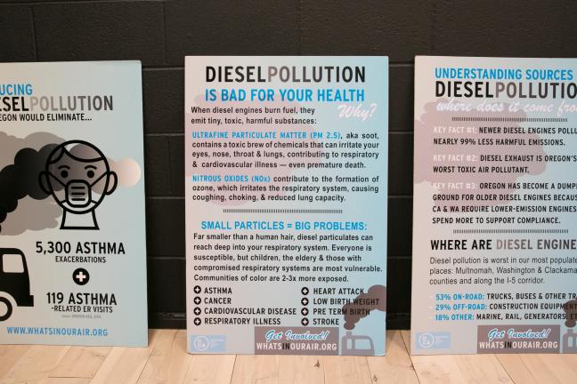 Neighbors for Clean Air teamed up with the Green Energy Institute for the discussion on Deconstructing Diesel