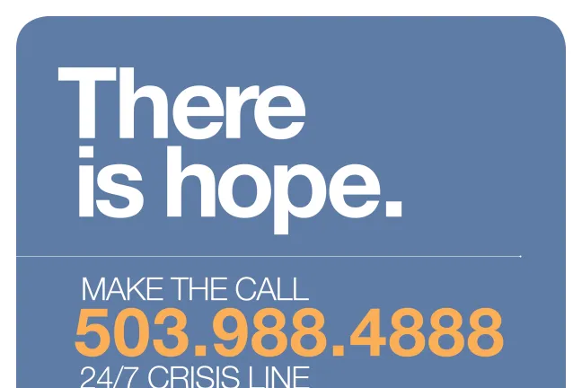 suicide hotline