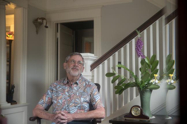 Jim Clay, coordinator of Cascade AIDS Project’s Aging Well project, lost his husband to AIDS.