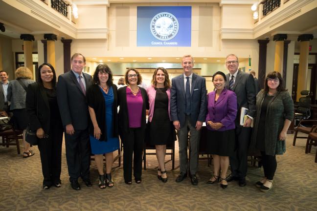 At the joint County/City work session on supportive housing, Sept. 11, 2018.