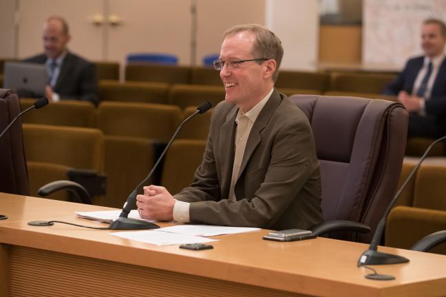 Marc Jolin, director of the Joint Office of Homeless Services, discusses the Westwind Apartments on Thursday, Sept. 13.