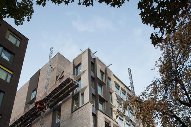 Health Department headquarters nearing completion in November, 2018.