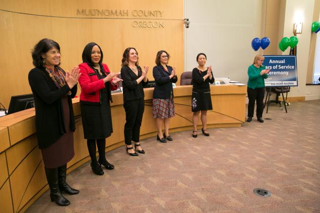 Board of County Commissioners Multnomah Employee Awards