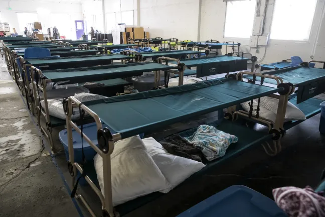 At the Joint Office of Homeless Services-funded family winter shelter in December 2018.