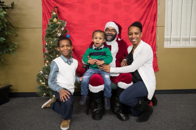 Alisha Carter with her boys, Aiden, age 8, and Averey, age 2.