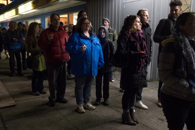 Dozens of people spent nearly two hours remembering those lost.